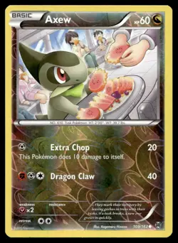 Axew (109) XY - BREAKthrough Reverse Holo 109/162 Pokemon TCG - Image 1