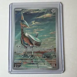 Pokemon Skarmory 209/191 Surging Sparks Illustration Rare Full Art Holo NM - Image 1