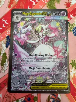 Pokemon Mega Evolution Mega Gardevoir EX 178/132 Secret Rare Near Mint - Image 1