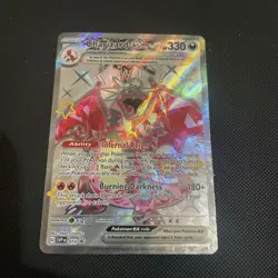 Pokemon TCG Charizard EX SVP Black Star Promo 074 Paldean Fates - Image 1