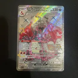 Pokemon TCG Charizard EX SVP Black Star Promo 074 Paldean Fates - Image 2