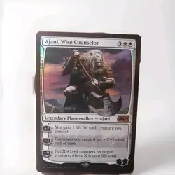 Ajani, Wise Counselor Foil Magic: The Gathering 2019 Core Set English Edition - Image 1