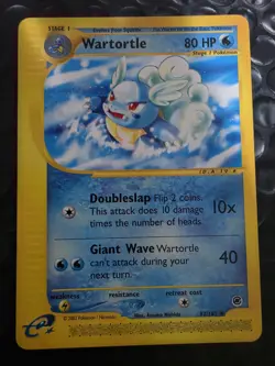 Pokemon TCG Wartortle 92/165 Expedition 2002 ereader - Image 1