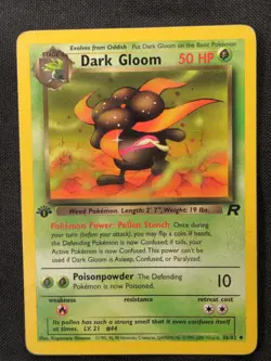 Pokemon - Dark Gloom 36/82 Team Rocket 1st Edition - Image 1