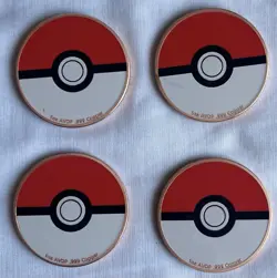 Pokemon TCG 4-Coin Set 1 oz .999 Copper Embossed Gengar Charmander +2 - Image 2