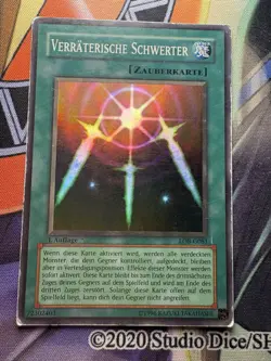 Yugioh! Verraterische Schwerter Super Rare - LOB-G081 1. Auflage - Deutsch - Image 1