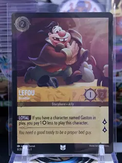 Disney Lorcana Lefou Bumbler 8/204 The First Chapter Foil! 10R - Image 1