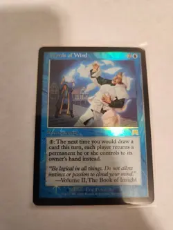MTG MAGIC Onslaught: Words of Wind FOIL Never Played - Image 1
