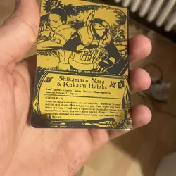 Carte naruto ccg Collectible Card Game 148 Limited Gold Hot Stamp Edition Foil - Image 3