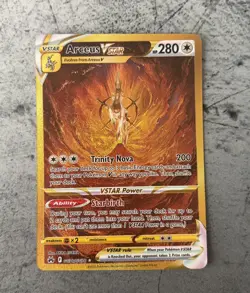 Pokemon Card - Arceus V STAR GG70 Secret Rare NM Crown Zenith 2023 - Image 1