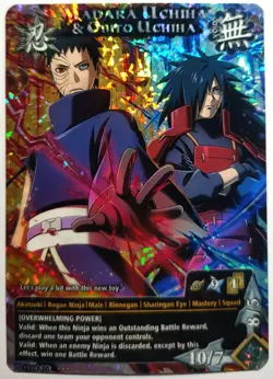 Carte Naruto TCG CCG Collectible Card Game Foil neuf Prism 318 - Image 1
