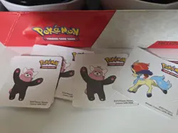 Pokemon TCG Empty Pokeball Tins x7 Bundle With 14 Sticker Cards - Image 3