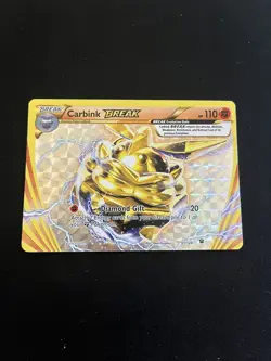 BREAK Carbink 51/124 NM/MINT Full Art Holo Rare Pokemon Card Vintage - Image 1