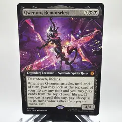 Gwenom Remorseless Non-Foil #256 Spider-Man Magic Borderless - Image 2