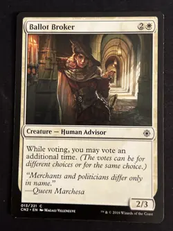 1x Ballot Broker (13) Conspiracy Take the Crown LP MTG Magic the Gathering x1 - Image 1