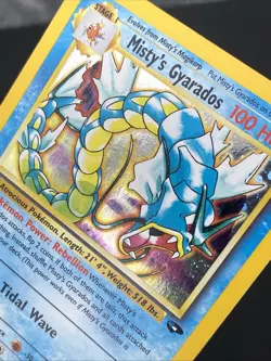 Pokemon TCG Misty's Gyarados Holo Rare Gym Challenge 13/132 Unlimited Edition - Image 4