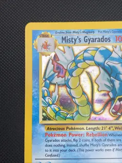 Pokemon TCG Misty's Gyarados Holo Rare Gym Challenge 13/132 Unlimited Edition - Image 5