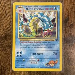 Pokemon TCG Misty's Gyarados Holo Rare Gym Challenge 13/132 Unlimited Edition - Image 1
