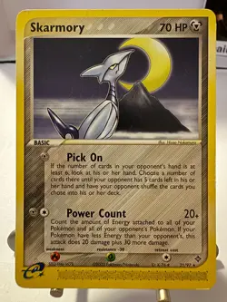 Skarmory 21/97 - Pokemon TCG - Dragon - Vintage Regular - Image 2