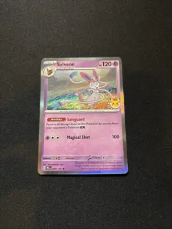 Sylveon Prismatic Evolutions Pokemon Day - 2025 Stamped Promo - Holo 040/131 NM - Image 1