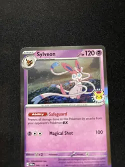 Sylveon Prismatic Evolutions Pokemon Day - 2025 Stamped Promo - Holo 040/131 NM - Image 2