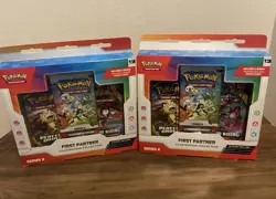 Lot Of 2 Pokemon TCG First Partner Illustration Collection Series 2 - Image 1