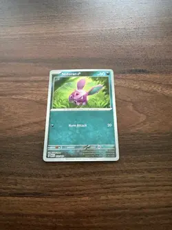 Nidoran M 032/165 Common 151 Pokemon Reverse Holo Near Mint - Image 2