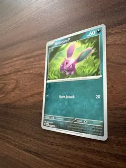 Nidoran M 032/165 Common 151 Pokemon Reverse Holo Near Mint - Image 4