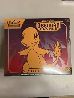 Pokemon Scarlet & Violet Obsidian Flames Elite Trainer Box ETB Damaged Sealed - Image 1