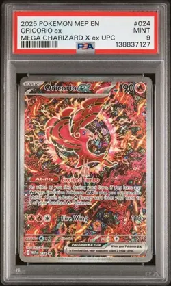 PSA 9 - 2025 POKEMON BLACK STAR PROMO #024 ORICORIO EX ULTRA-PREMIUM COLLECTION - Image 1