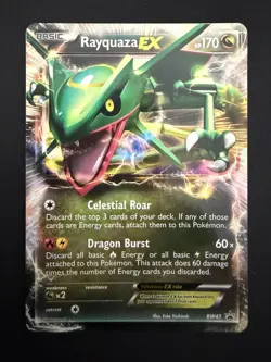 Rayquaza EX BW47 - Pokemon Black and White Black Star Promo - Image 1