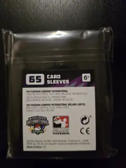 Pokemon International Championship Competitor Mega Blastoise Sleeves NAIC 2026 - Image 2