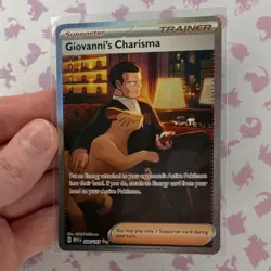 Pokemon TCG 151 Full Art Trainer Giovanni's Charisma 204/165 - Image 4
