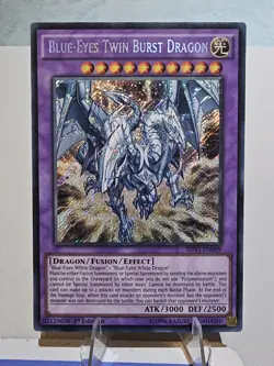 Yu-Gi-Oh! Blue-Eyes Twin Burst Dragon SHVI-EN099 Secret Rare - Image 1