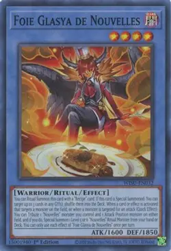 Yugioh - Foie Glasya de Nouvelles (Super Rare) (1st Edition) - WISU-EN032 (P) - Image 1