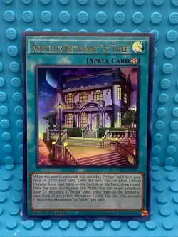 Yugioh! Nouvelles Restaurant “At Table” WISU-EN035 Ultra Rare 1st Edition - Image 1