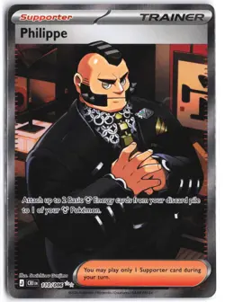 Philippe 110/086 Ultra Rare ME04: Chaos Rising Pokemon NM - Image 1