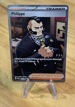 Pokemon TCG Philippe 110/086 Ultra Rare Full Art Chaos Rising ME04 NM - Image 1
