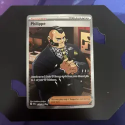 Philippe 110/086 Me04: Chaos Rising Full Art Trainer NM/M Pokemon Card - Image 1