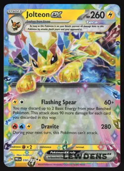 Jolteon ex - 030/131 - Double Rare - Prismatic Evolutions - Pokemon Card - Image 1