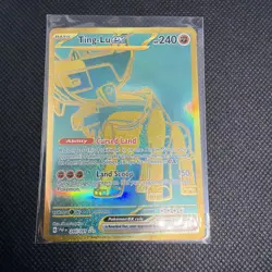 Ting-Lu EX 244/091 Hyper Rare Pokemon Card Paldean Fates, Near Mint Condition - Image 1