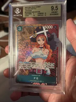 BGS 9.5 Nami (Parallel) OP02-036 SR Paramount War - ONE PIECE Card Game Japanese - Image 1