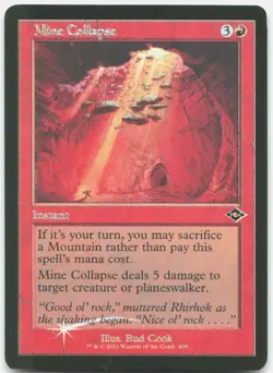 Mine Collapse (Retro Frame) (Foil Etched) Mh2 Magic: The Gathering NM - Image 1