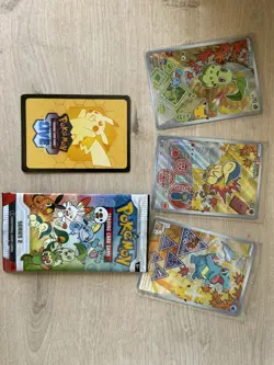 Pokemon First Partner Series 2 - Johto Starter Set Chikorita Cyndaquil Totodile - Image 1