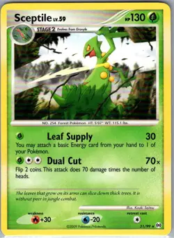 Sceptile 31/99 Non Holo Arceus - Pokemon Card - NM - Image 1