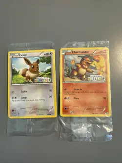 Pokemon TCG Sealed 2015 Build a Bear Eevee and Charmander - Image 1