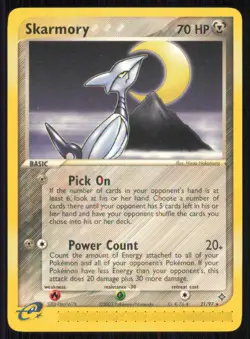Skarmory 21/97 Rare Dragon Pokemon Lightly Played - Image 1