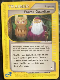 Forest Guardian - Aquapolis 126/147 2002 - E Reader - Pokemon TCG - WOTC - Image 1