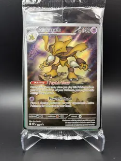 [SEALED] Pokemon Alakazam 009 Mega Evolution ETB Promo Holo Stage - Image 1