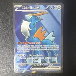 Cobalion EX Pokemon TCG Chaos Rising Full Art Secret Rare 103/086 - Image 1